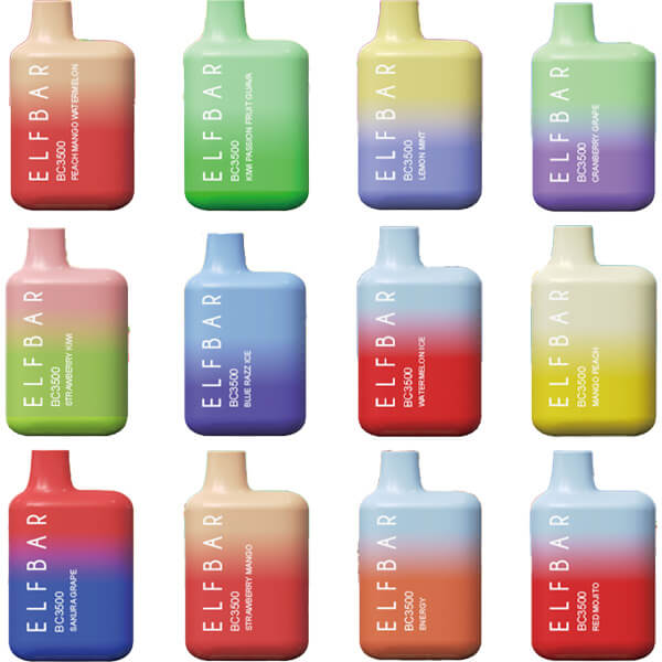 Elf Bar BC3500 Disposable 3500 Puff 10.5mL 50mg - MOQ 10