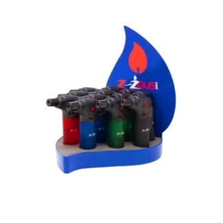 Newport Z-Zues Micro Torch Lighters - 12pc Display
