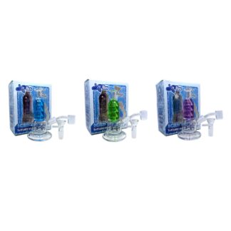 Dogg Lbs (Water Pipe) 5.5" Iced Out Freezeable Water Pipe with 14mm Banger & Bowl