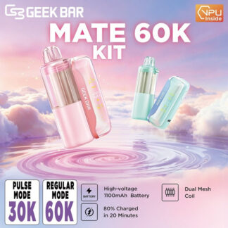 Geek Bar Mate (Dispo KIT) (60000Puff)(15mL) Dispo + Power Dock
