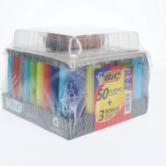 BIC (DSPLY 50pc + 3 BONUS)(Maxi Lighter)