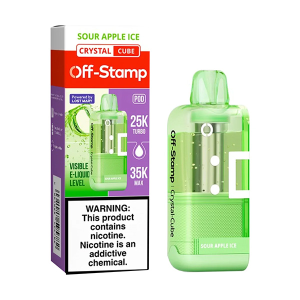 Off Stamp X Cube (Dispo only)(35000Puff)(17mL) Crystal Dispo POD - MOQ 5 - Image 4